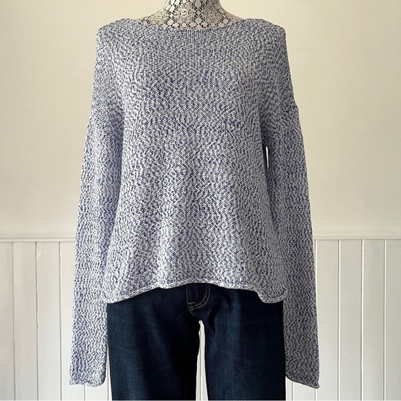 Lord & Taylor Marled Knit Boat Neck Sweater Size M - Picture 2 of 13
